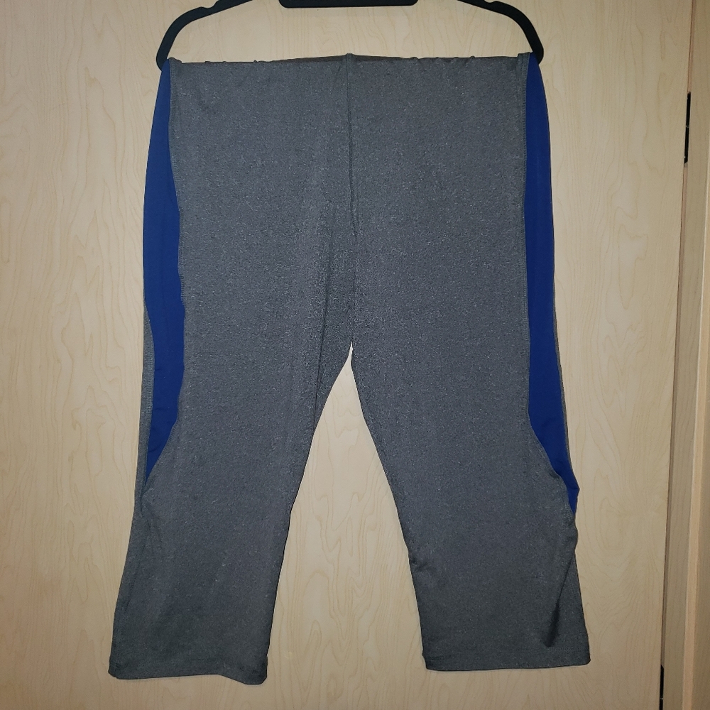 Grey and blue leggings
